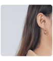 Silver Stud Earring STS-6117-GP